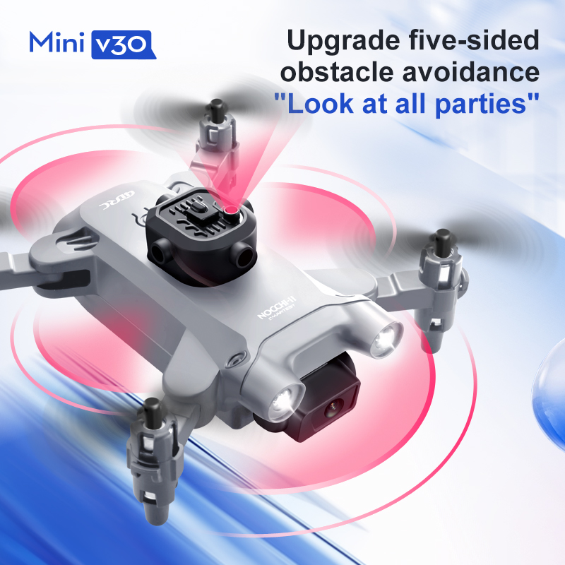 Drone FPV Mini V30 WiFi, Quadc - Drone Camera 4K ulasan dan harga
